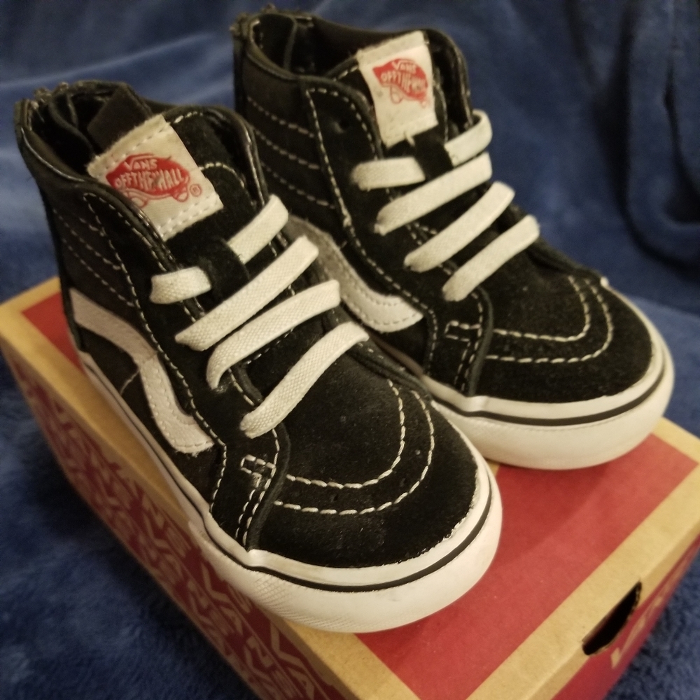 Vans sk8 high tops 5.5c toddler
